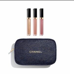 Chanel Always Brilliant Lip Gloss Trio 2023 Gift Set Limited Edition